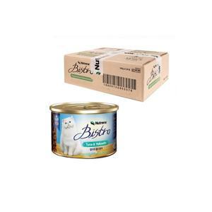 뉴트리나 참치와 황다랑어 160g 24개 고양이 주식캔 비스트로