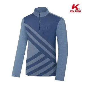 [모다아울렛][콜핑]콜핑 봄 간절기 남성 멜란지 냉감 메쉬 긴팔 집업 티셔츠_SC