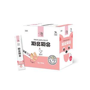 펫어스 짜유짜유 닭고기 15gx60개입 짜먹이는 강아지 츄르 기호성 좋은 애견 건강 간식