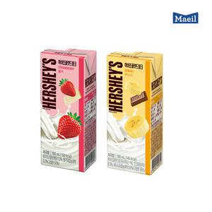 허쉬초콜릿드링크 190ml 딸기24+바나나24/총48팩/무료배송
