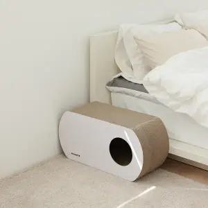 [레옹펫]펠리세트 고양이 스크래쳐 머큐리 하우스형 숨숨집