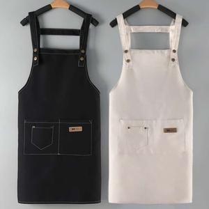 카페 여자앞치마 원피스형 생활방수 천앞치마 커피숍