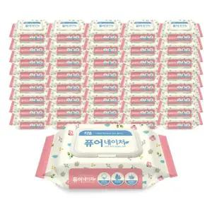 기적의초특가 [퓨어네이처]물티슈100매 40팩세트