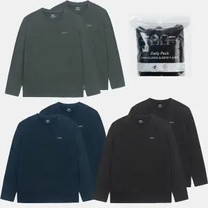 [네파](강남점)24FW신상 매년완판! 공용 기능성 투팩 기모 패키지 긴팔 티셔츠 1+1 (2pack) 7KE5300