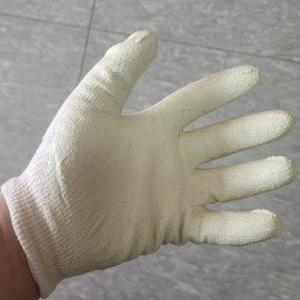 고급 13G 백코팅 황코팅 100개 작업용 반코팅 장갑