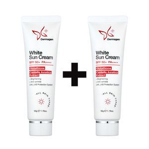 [더마겐] 저자극 다기능성 진정 화이트 선크림 50g x 2개