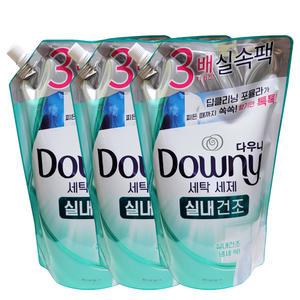 다우니 세탁세제 실내건조 리필 1.4Lx3개