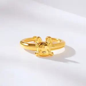 [골드팡] 24k 순금 해피용용이 통통 돌반지