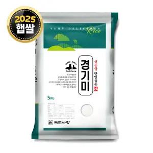 독도사랑 경기미 쌀 5kg / 25년산 햅쌀 / 상등급 소포장쌀