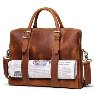 고급 천연소가죽 빈티지 남자 서류가방 노트북가방 크로스백 데일리백 BP9159T