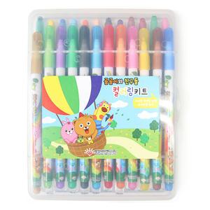 12색색연필 사인펜세트 / 곰곰이와친구들 컬러링세트
