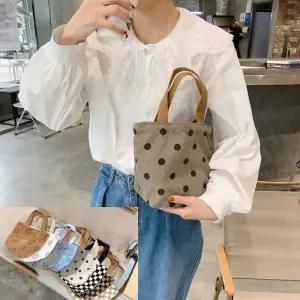 [지아네세탁소] 코듀미니백 토드백 미니손가방 코듀로이가방 여성가방