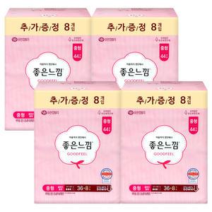 좋은느낌 오리지널 울트라 중형 36+8P X 4팩
