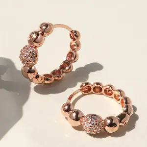 14k G.F 오베른 원터치 링 귀걸이 EA2294