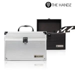 메이크업 박스 더핸즈 메탈 케이스 멀티 2단(실버/블랙) 공구함 하드케이스 수납함 용구함 재봉용구