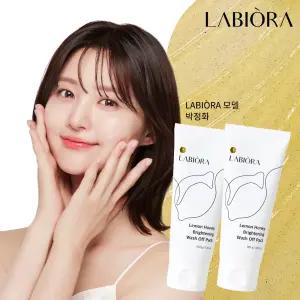 레몬꿀팩 브라이트닝 워시오프 모공 팩 100g X 2개