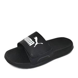 PUMA 로얄캣 컴포트 2 벨크로 남성 여성 공용 사무실 스포츠 슬리퍼 블랙 40428