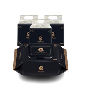 앙블랑 프리미엄 블랙 아기물티슈 (70매x3번들/총12팩)