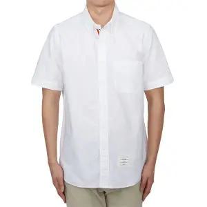 [톰브라운]  남성 반팔 셔츠 MWS239E F0313 100