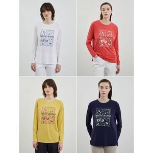 갤러리아 올리비아로렌 린넨 원포인트 티셔츠 VOBAL4M3121