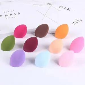 컬러 메이크업 퍼프 물방울 화장 스펀지 10개 묶음-W677BA4