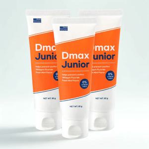 디맥스 어린이 1450ppm 고불소 치약 민트향 80g 3개 초등학생 충치예방