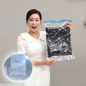 매직홀쭉이 마법 진공압축팩 이불 의류 진공팩 겨울옷정리 파우치 압축팩