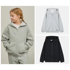 [네파키즈](강남점)베이직한 디자인의 에센셜 후드집업 KLE6001