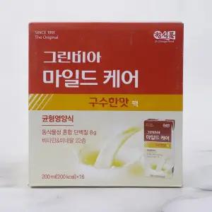 정식품 그린비아 마일드케어 구수한맛 200ml*16