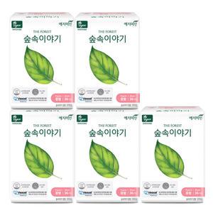 예지미인 숲속이야기 비오셀 중형 36P X 5팩