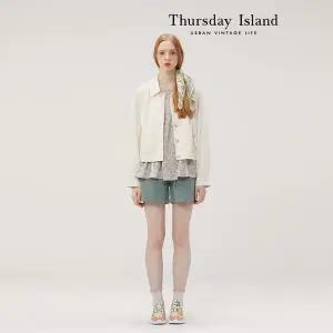 [Thursday Island] 블루종 자켓형 점퍼(T234MJP631W)