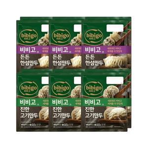 비비고 든든한섬만두 384g 2개입 x3개+진한고기만두 400g 2개입 x3개