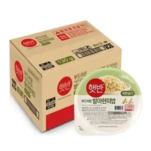 CJ 햇반 발아현미밥 작은공기 130g, 36입,1개