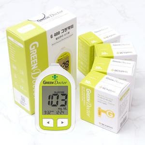 녹십자 그린닥터 혈당측정기 + 시험지 200개 + 침 210개 + 솜 200매 세트