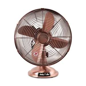 레이나 30cm 메탈 탁상용 선풍기 황동 RF-3121