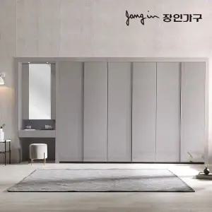 [장인가구]드홈 글로우 여닫이 파우더 붙박이장 30CM