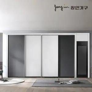 [장인가구]단테 모던 스타일러 슬라이딩 붙박이장 30cm