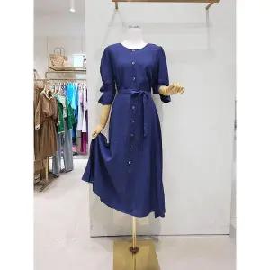 갤러리아 [SI]스냅 셔링 벨티드 원피스(SHK2453EOO)