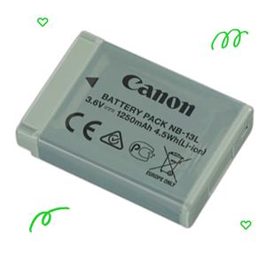 G7X MARK Ⅱ 전용 배터리 캐논 NB-13L 캐논 정품 배터리