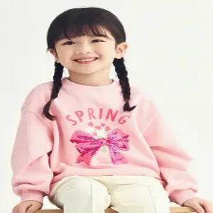 여아) 라이트 테리 더블시퀸 스웨트셔츠 MKF1TR2102