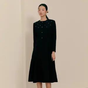 [케네스레이디](신세계 사우스시티)[BYLYNN]펄포인트 플레어 원피스 ERSEOD4000