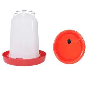 하부물주입형 닭물통 15L 급수기 병아리물통