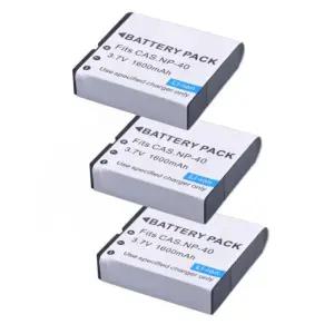 호환 NP-40 배터리 Casio Z300 캠코더 EX-Z400 1500mAh Z1000