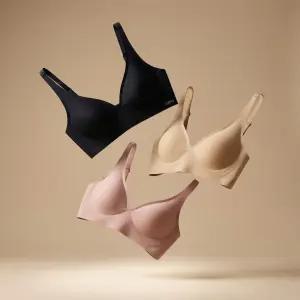 에어니 라이트핏 노와이어 무봉제 심리스 브라팬티 언더웨어 세트