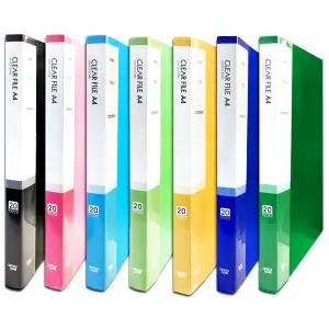 오피스존 클리어화일 A4 20매 내지 속지 문서 파일 서류 보관 정리 크리어 20p