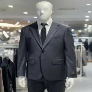 [트루젠] 트루젠 가을겨울 차콜그레이 울캐시미어 기본핏 남자 정장세트 2444TJ420460