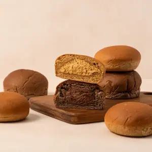 스윗모리스 사탕수수원당 미네랄 크림 자연 단맛 순원당 크림빵 110g(머스코바도맛 6개+초코맛 6개)