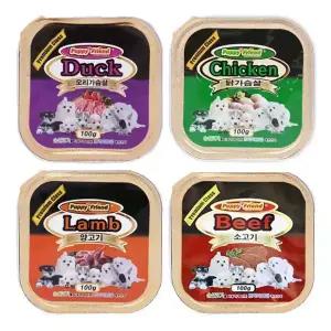 펫더맨 강아지캔 강아지통조림 노견 노령견 습식 사료 간식 100g