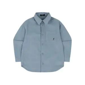 캉골키즈 코듀로이 베이직 셔츠 RC 0104 블루