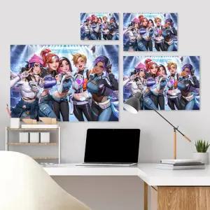 오버워치 펠트 패브릭포스터 A4 A3 A2 A1